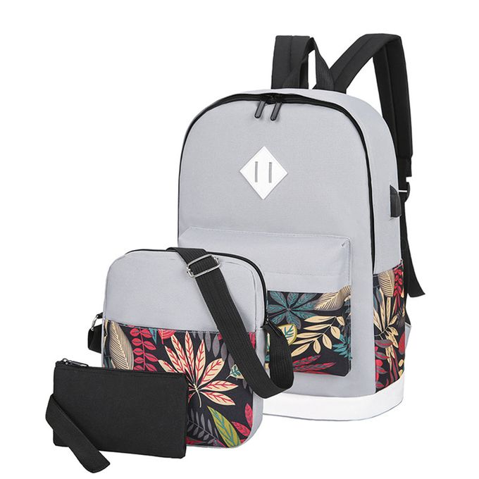 3pcs/set Backpack Shoulder Bag