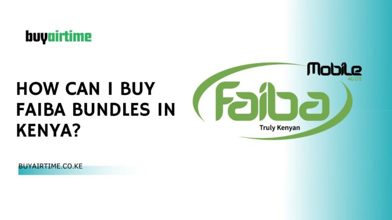 Discover the easiest way to buy Faiba bundles in Kenya. Learn the steps and get connected quickly and easily with our comprehensive guide.