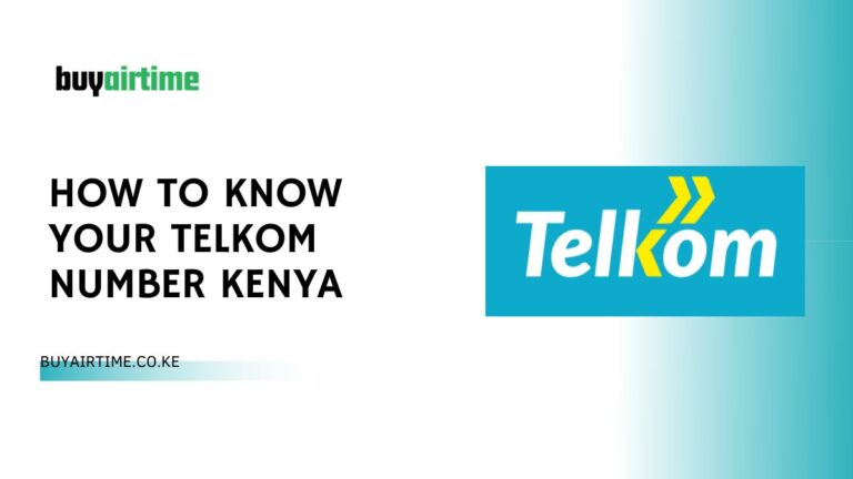 How To Know Your Telkom Number Kenya