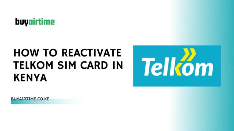 How To Reactivate Telkom Sim Card In Kenya