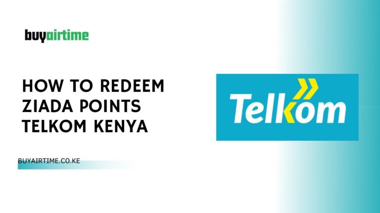 How To Redeem Ziada Points Telkom Kenya