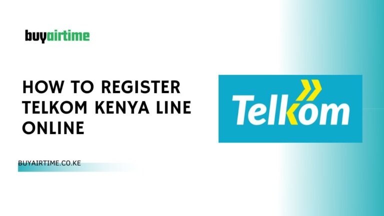 How To Register Telkom Kenya Line Online