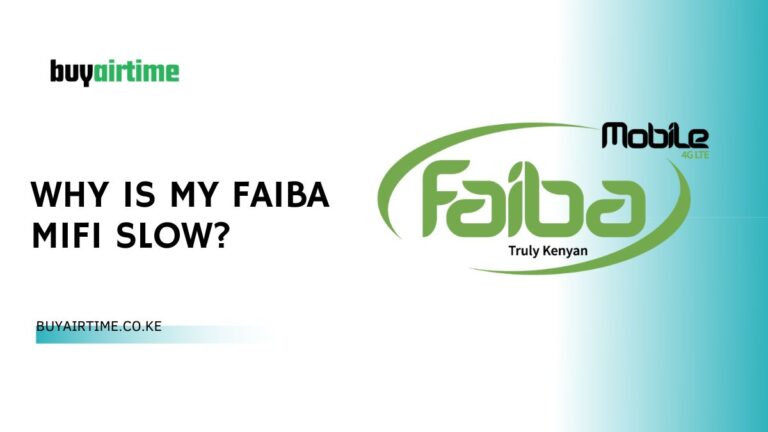 Why Is My Faiba Mifi Slow? And How To Fix It
