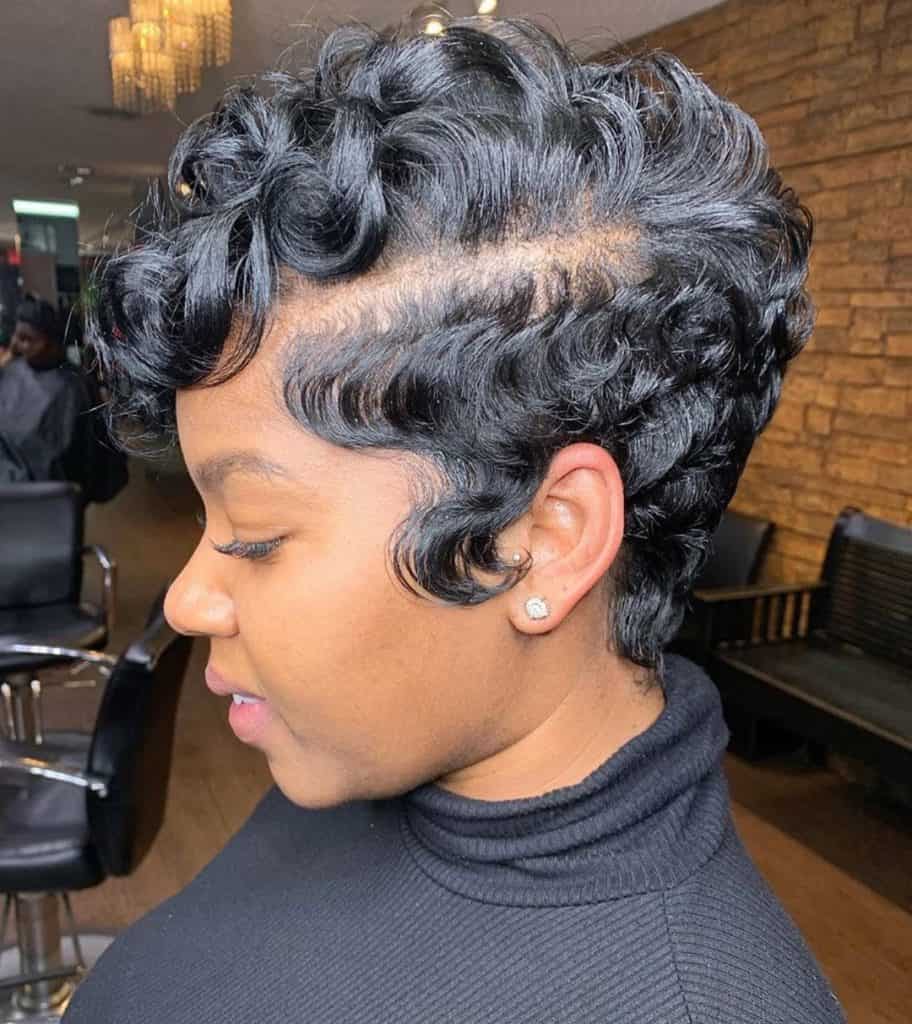 Wavy Pixie Cut