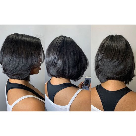 Layered Bob Cut