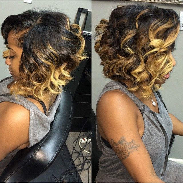 curly bob hair styles for black women