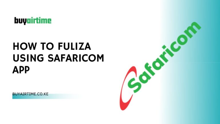 How To Fuliza Using Safaricom App